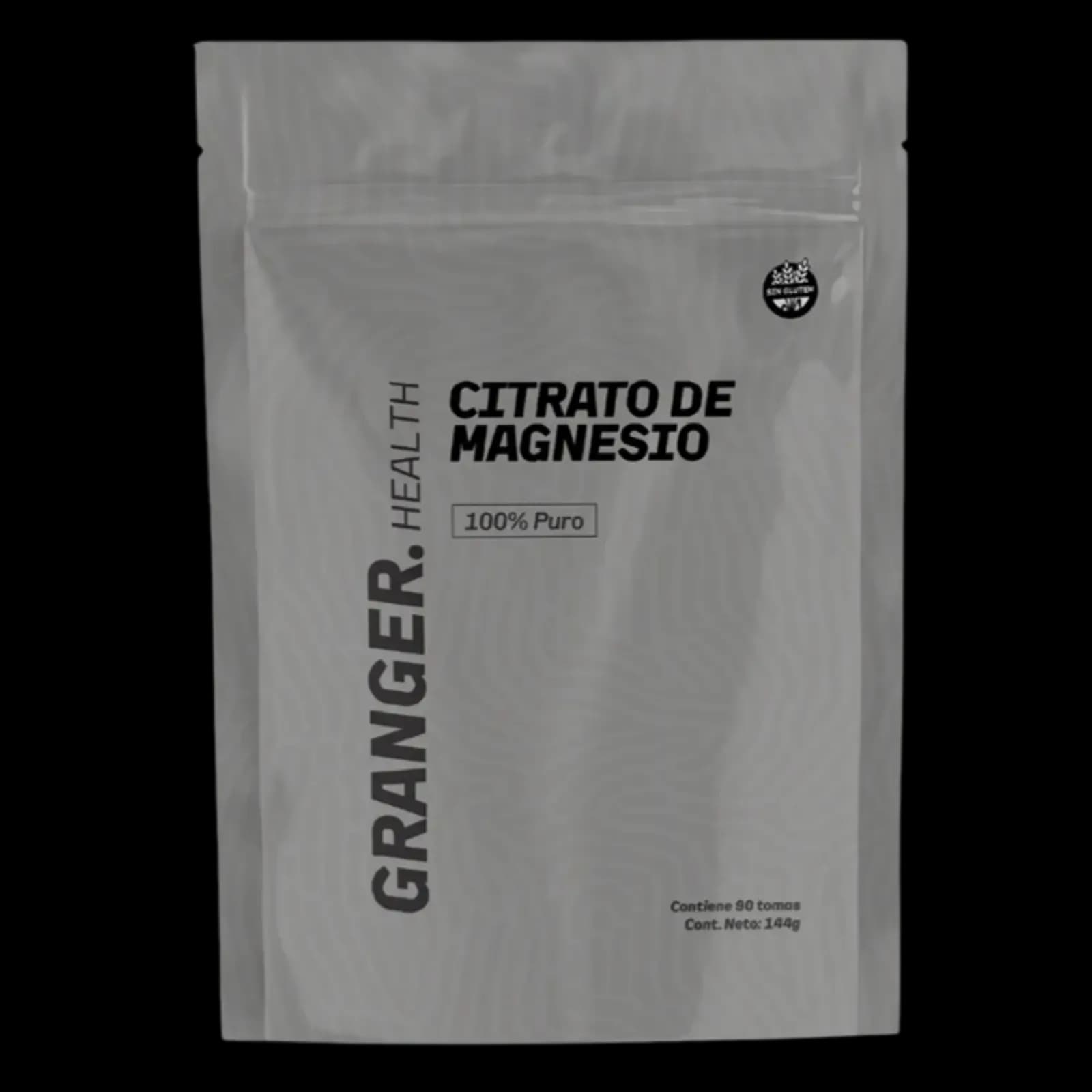 Granger Magnesio Citrato 100% puro 144g – 90 servicios — imagen 1
